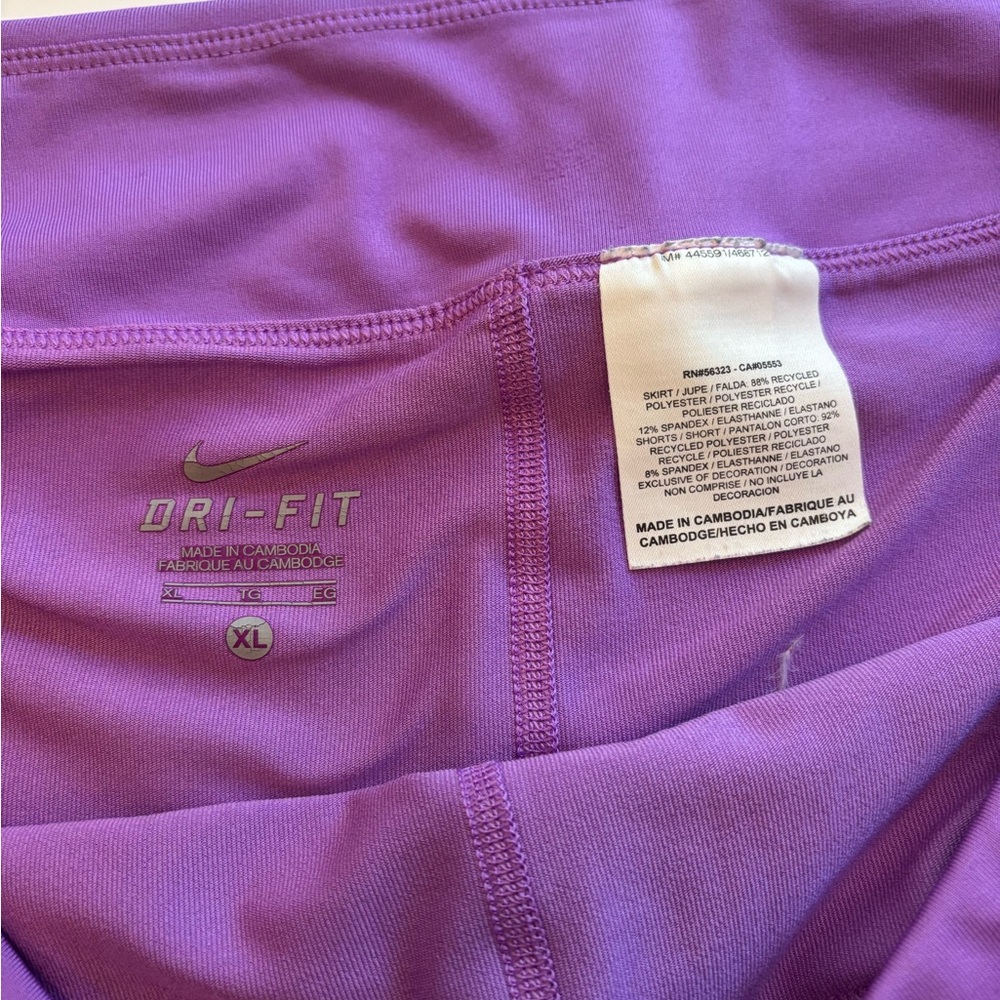 Nike Purple Tennis Skirt